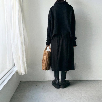 R&D.M.Co カシミアメリノハイネックセーター