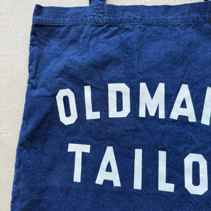 OLDMANS TAILOR  OMTプリントコーデュロイトートバッグ