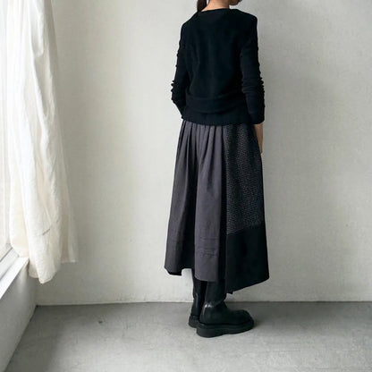 MAGALI  ピンドットツイードヴィンテージスカート