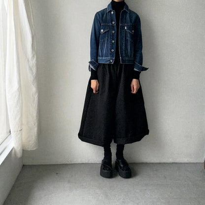 dui jujudhau  ワイドワイドパンツ　チノブラック