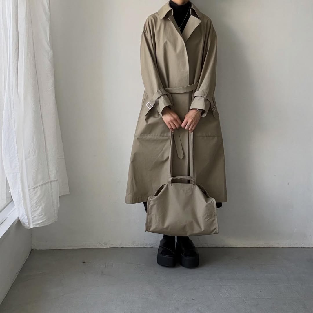 TENNE HANDCRAFTED MODERN ブリスベンモスコットンボストンバッグ