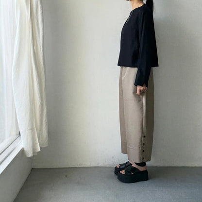 TENNE HANDCRAFTED MODERN オーバーオールパンツ　カーキ