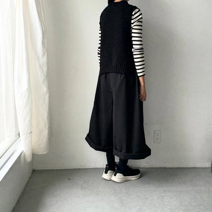 dui jujudhau  ワイドワイドパンツ　チノブラック