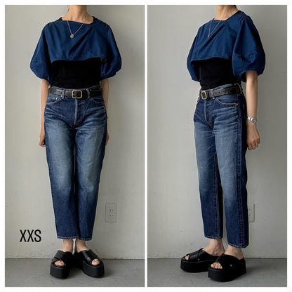 🔵来季分予約受付中🔵R&D.M.Co ストレートデニムパンツ(ヴィンテージライク)