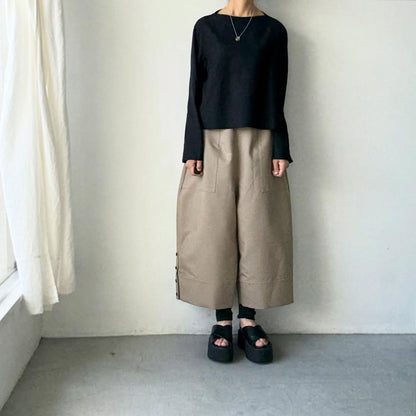 TENNE HANDCRAFTED MODERN オーバーオールパンツ　カーキ