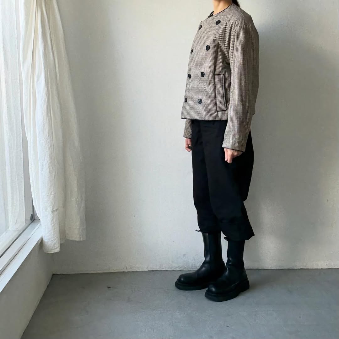 R&D.M.Co  ガンクラブトリミングパフジャケット