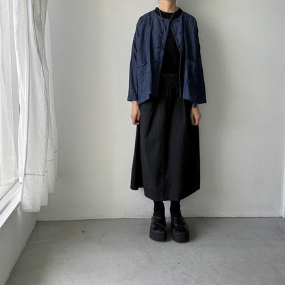 jujudhau デッドストックデニムダブルボタンシャツ