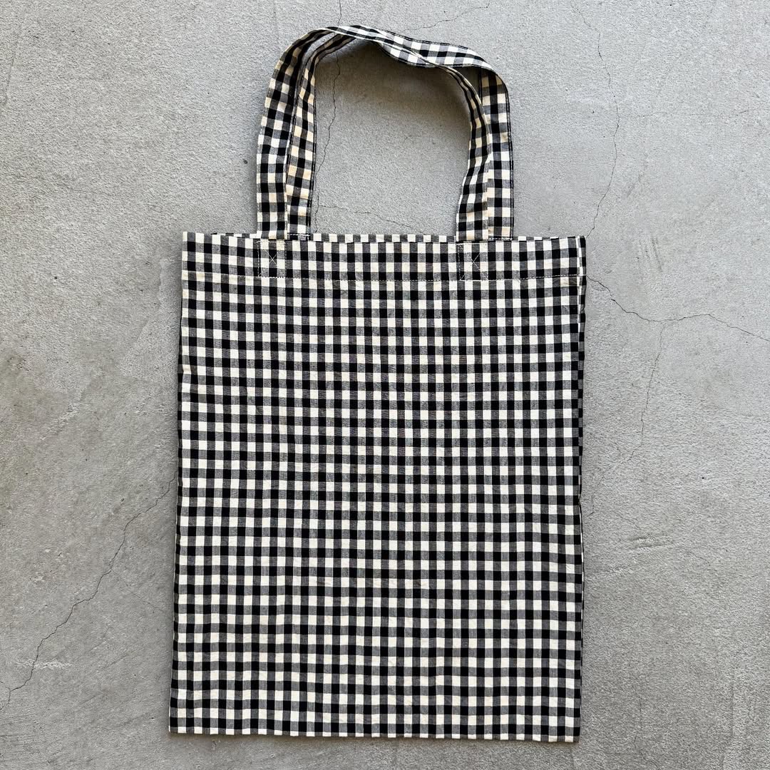 R&D.M CO. ギンガムチェック トートバッグ R&D.M.Co ギンガムチェックトートバッグ – blanc