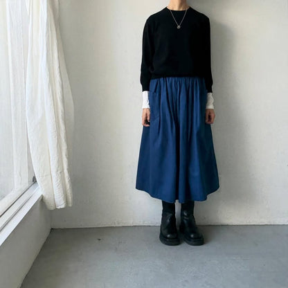 R&D.M.Co  ウールカシミアポケットプルオーバー　ブラック