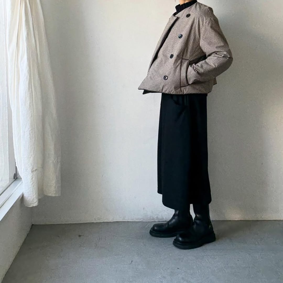 R&D.M.Co  ガンクラブトリミングパフジャケット
