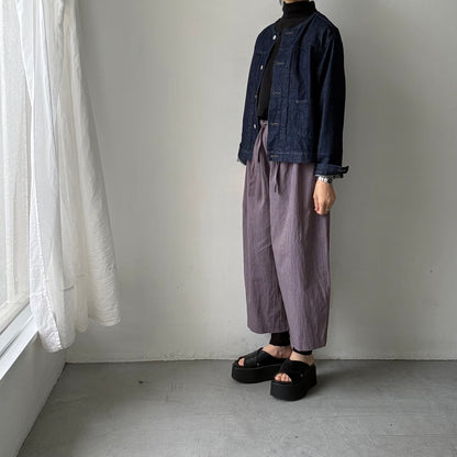 atelier d'antan Reymontコットンリネンバギーパンツ