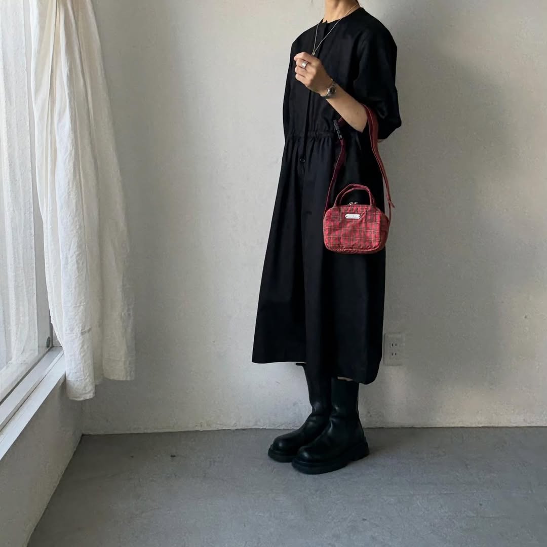 R&D.M.Co タータンチェックグロッサリーミニショルダーバッグ　ロイヤルスチュワート