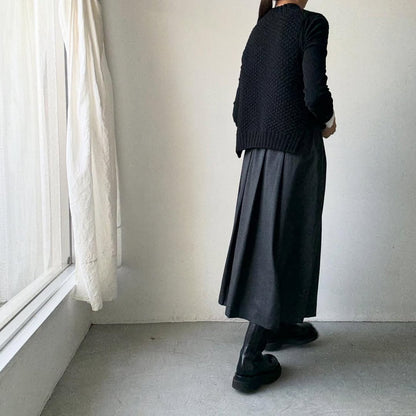 Linenya  ウールタックスカート