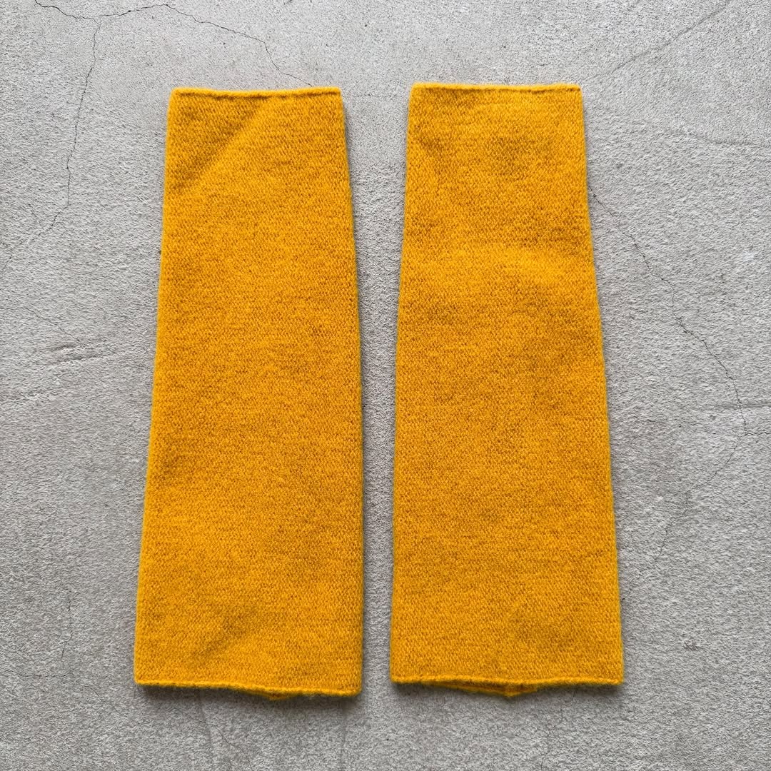 Kopka ウールアームウォーマー　イエロー