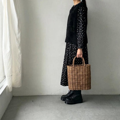 cion  アルパカ混モールベスト