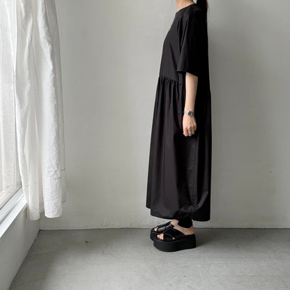 TENNE HANDCRAFTED MODERN バルーンドレス　ブラック