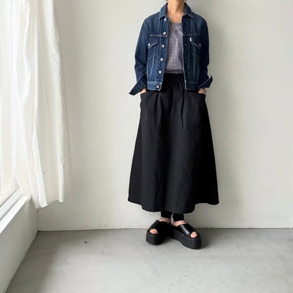 homspun  ギンガムノースリーブプルオーバー　