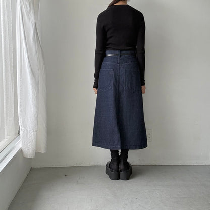atelier naruse  コットンデニムタイトスカート