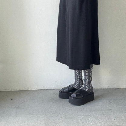 atelier naruse ウールループハイソックス