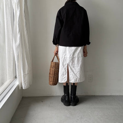 atelier d'antan Kantor コットンジャケット　ブラック