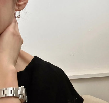 Toile Bijoux ラウンドパールフープピアス