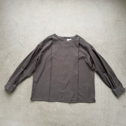 atelier naruse  オーガニックコットンタックブラウス