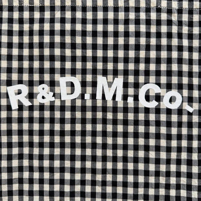 R&D.M.Co  ギンガムチェックトートバッグ