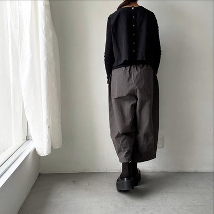Linenya  タックワイドパンツ