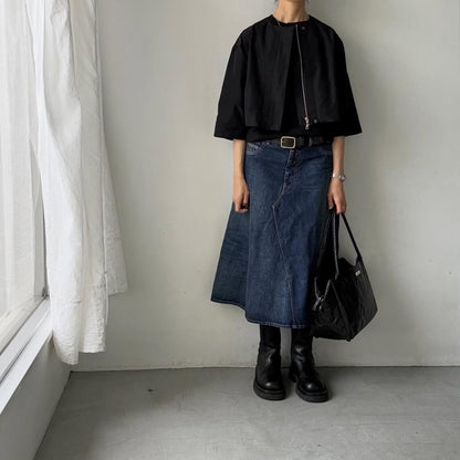 R&D.M.Co タフタワイドスリーブジャケット