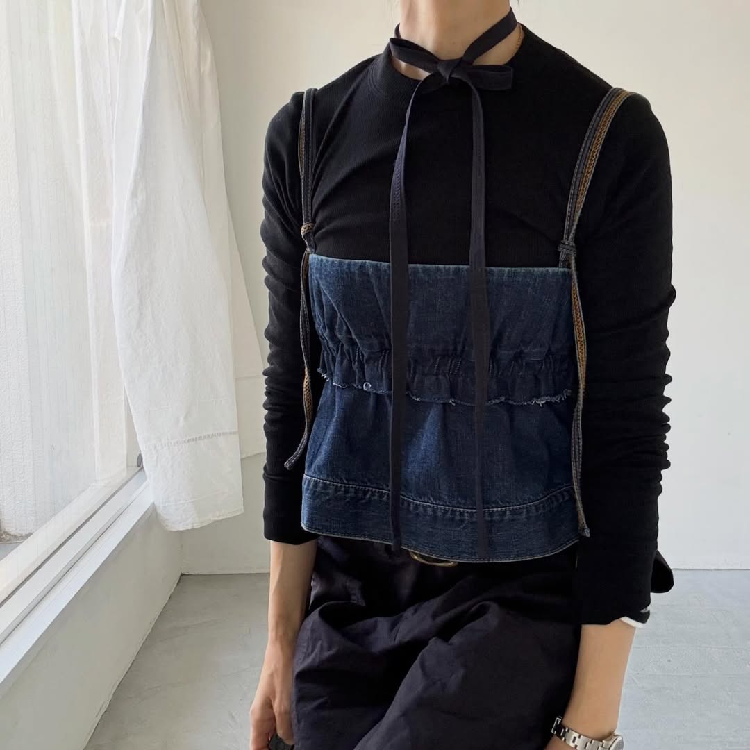 homspun  リップストップハーフパンツ　ネイビー