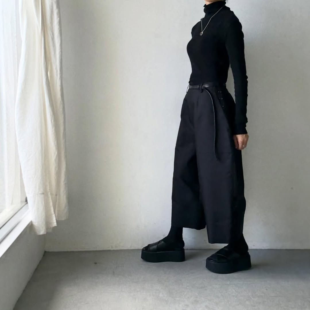 TENNE HANDCRAFTED MODERN オーバーオールパンツ　ブラック