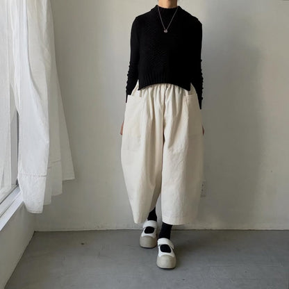 atelier d'antan Perriereコットンワイドパンツ