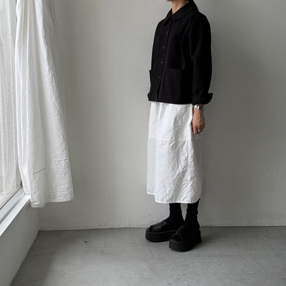 atelier d'antan Kantor コットンジャケット　ブラック