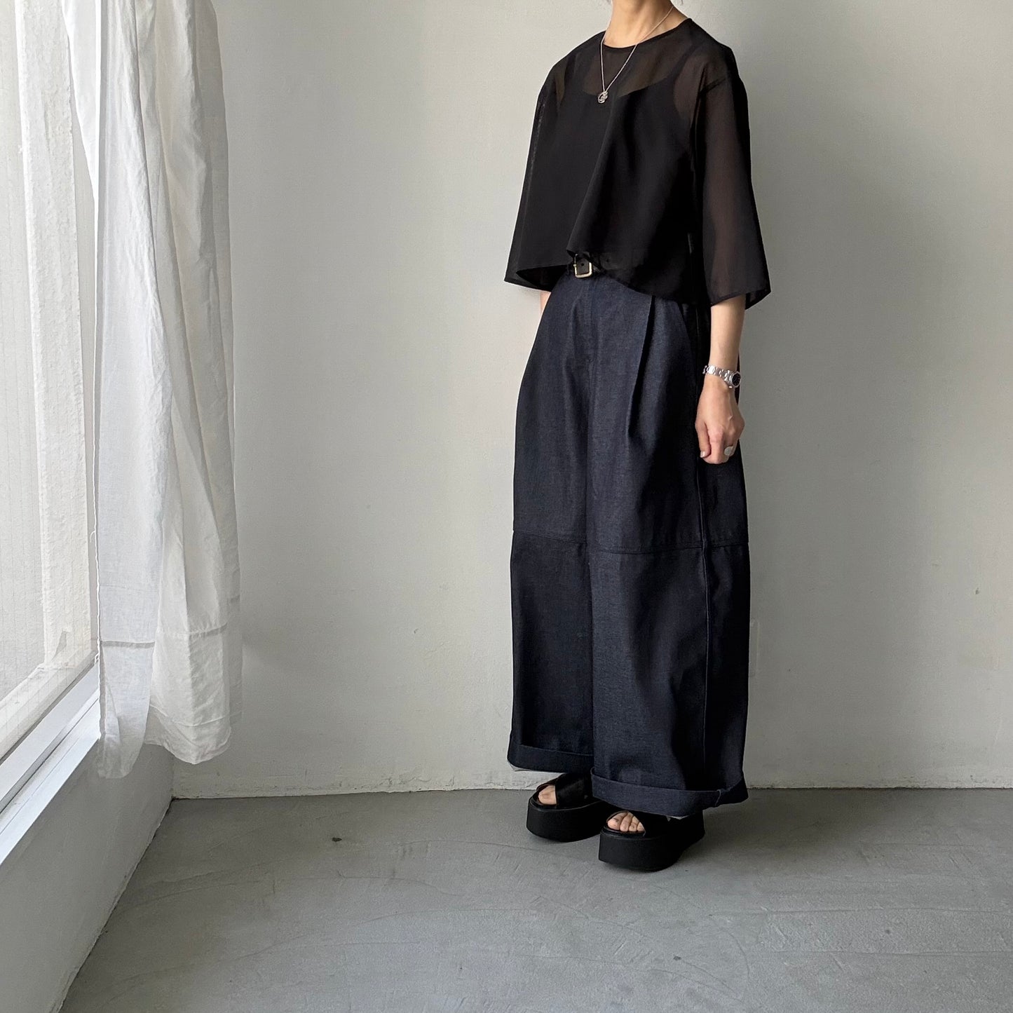 TENNE HANDCRAFTED MODERN デニムドカンパンツ