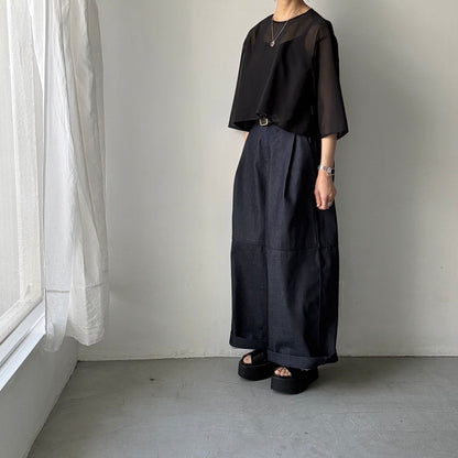 TENNE HANDCRAFTED MODERN デニムドカンパンツ