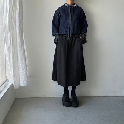 MAGALI  天日干しコットンボウタイブラウス