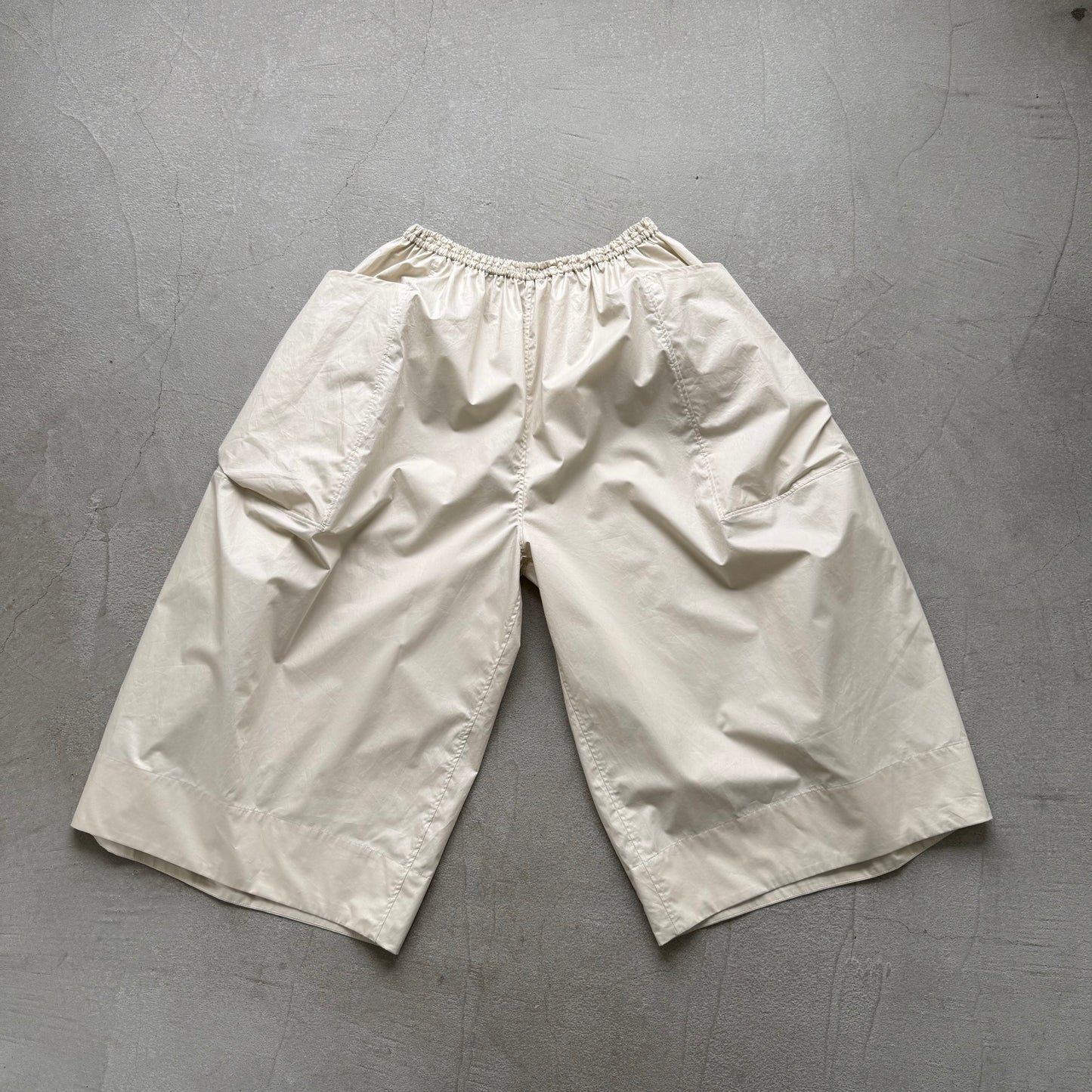 TENNE HANDCRAFTED MODERN ビッグポケットキュロット　ベージュ