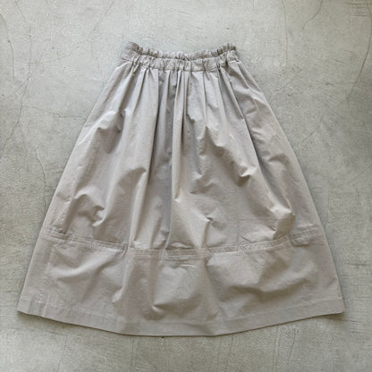 MAGALI オールドコットンラップ風スカート　グレー