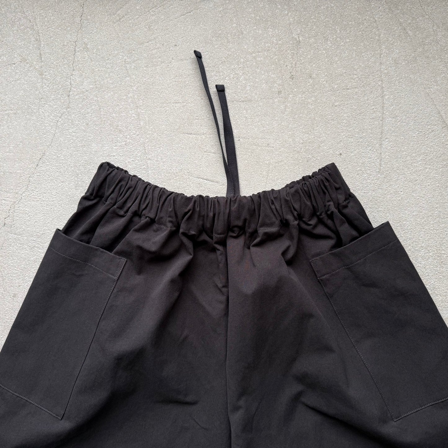 atelier d'antan Perriereコットンワイドパンツ　ブラックsize1