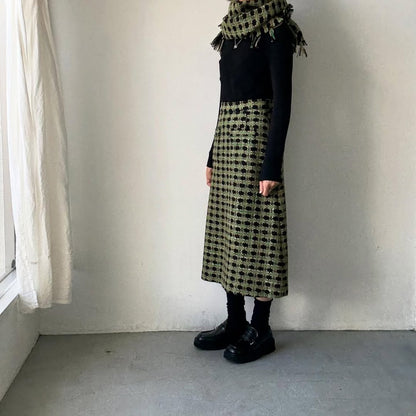 kijinokanosei  hisuiフリンジマフラー