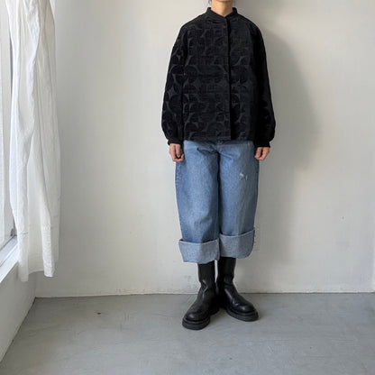 kijinokanosei  バックタックブルゾン