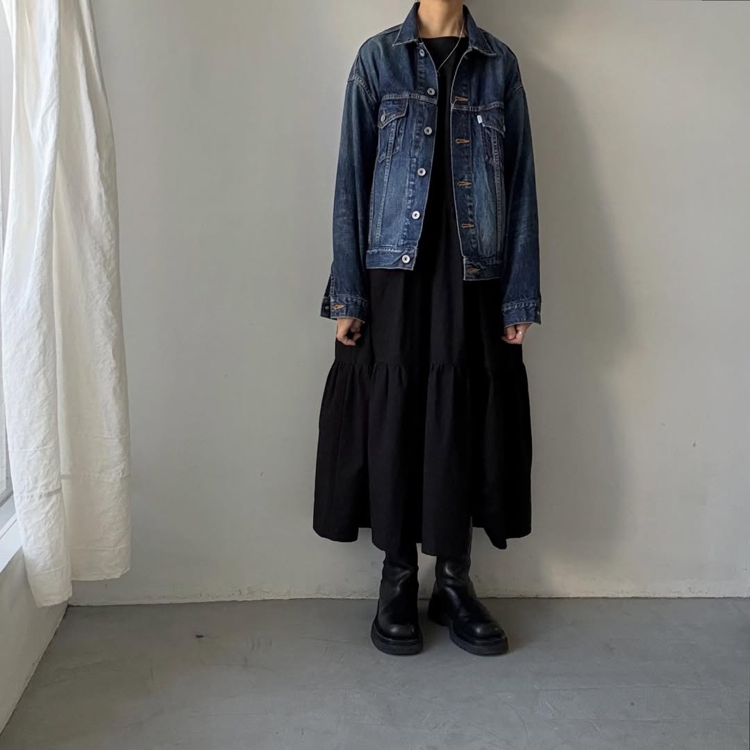 R&D.M.Co  デニムオーバーサイズトラッカージャケット