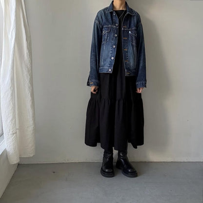 R&D.M.Co  デニムオーバーサイズトラッカージャケット