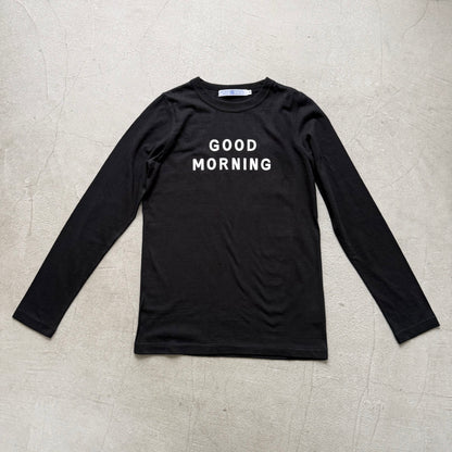 R&D.M.Co  GOOD MORNING長袖Tシャツ