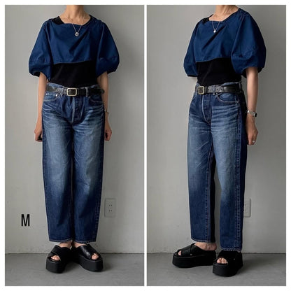 🔵来季分予約受付中🔵R&D.M.Co ストレートデニムパンツ(ヴィンテージライク)