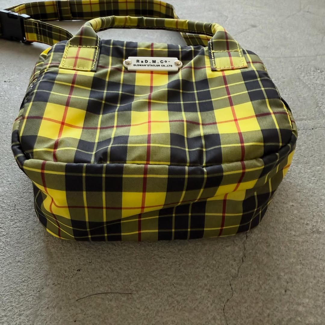 R&D.M.Co タータンチェックグロッサリーミニショルダーバッグ ルイス