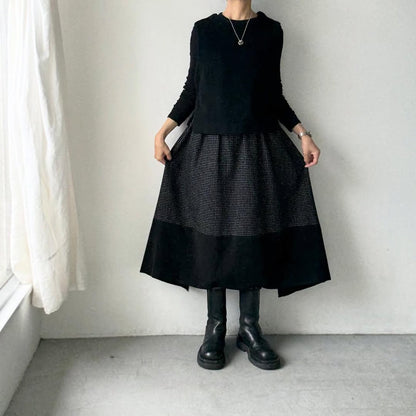 MAGALI  ピンドットツイードヴィンテージスカート