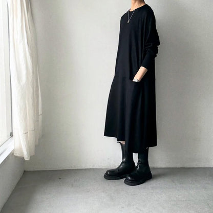 atelier naruse  スムースウールコクーンワンピース　size1