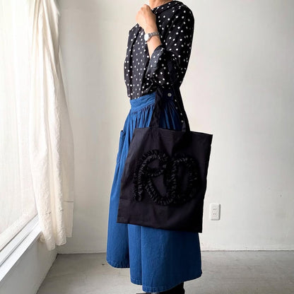 R&D.M.Co  RDフリル刺繍バッグ