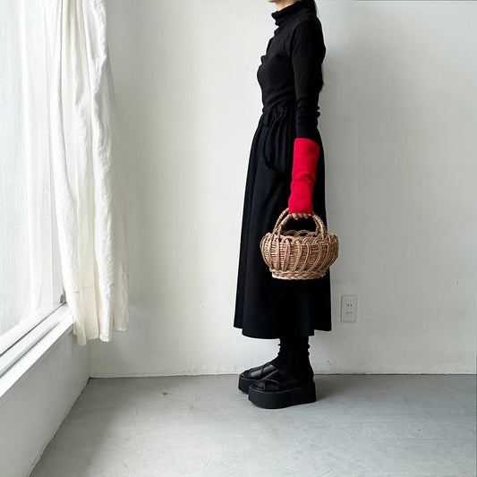 Kopka ウールアームウォーマー　レッド